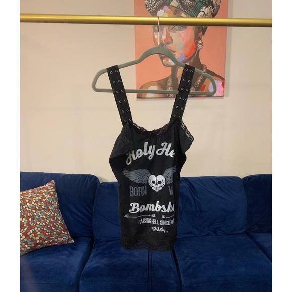 Demi Loon “Holy Hell” Corset Tank - Size S/M - Picture 1 of 11